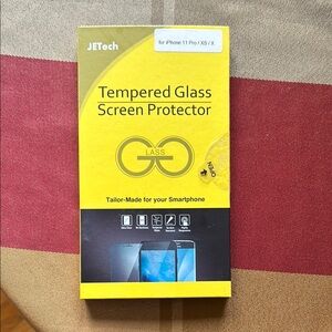 Tempered Glass Screen Protector for iPhone 11 Pro/XS/X - Yellow
